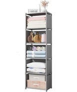 6-Layer Small Bookshelf, 5-Cube Organizer Shelf For Bedroom Closet, And ... - £26.67 GBP