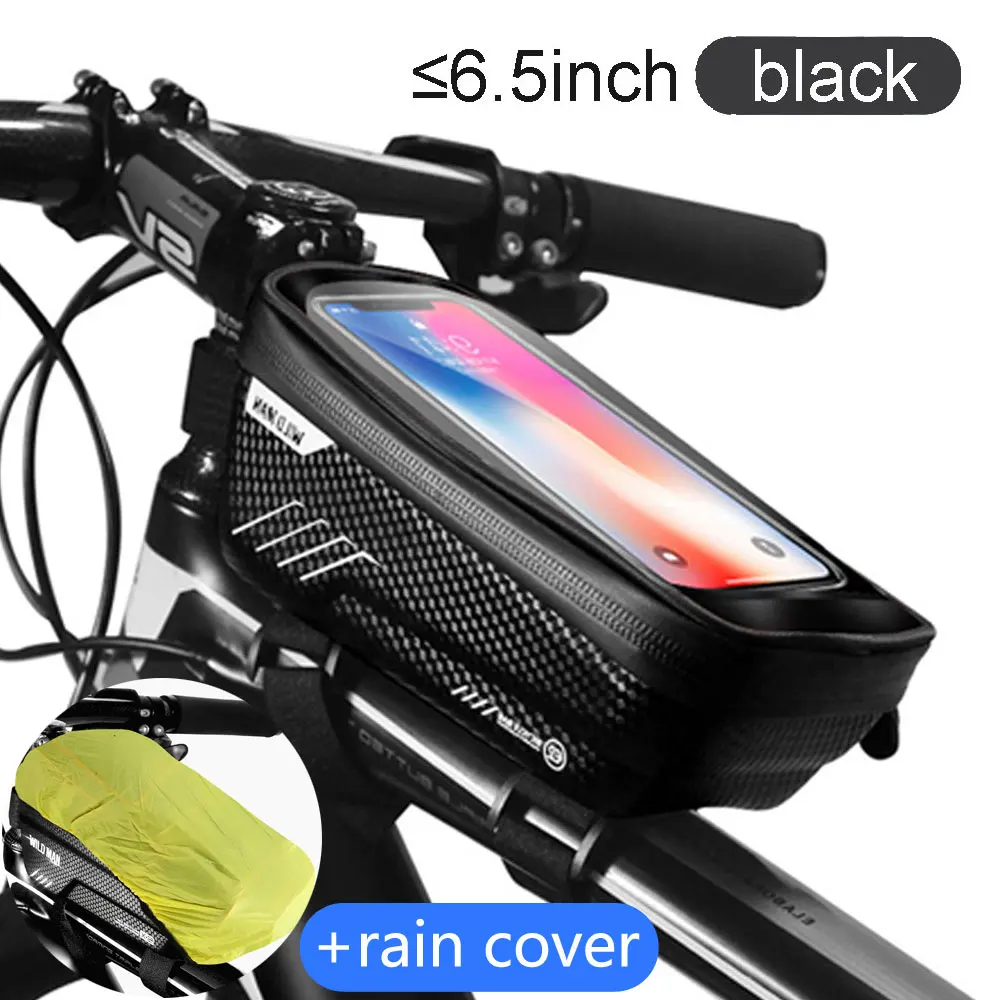 WILD MAN Bike Phone Bag Rainproof Bicycle Front Bag 6.0-6.9inch Touchscreen Phon - £90.18 GBP