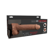 Fetish Fantasy Series Remote-Controlled Vibrating 10 in. With Balls Tan/Black - £91.03 GBP