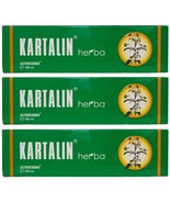 3 PACK Kartalin Herba Body Ointment For Psoriasis Dandruff Eczema 100ml - $1,941.24 MXN