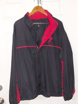 Dunbrooke Spies Hecker Windbreaker Black/Red Size X-Large Packable RARE - $37.40