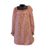 Bebop Women Dress Floral Size Large Pink - £14.69 GBP