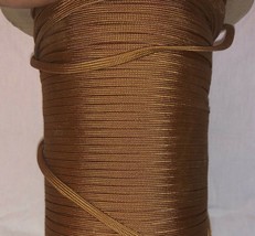 NEW Bronze 550 Paracord Nylon Paraline Flat Hollow Cord Coreles in All S... - $5.35+