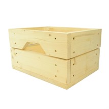 Handmade Home Storage Strong Sturdy Heavy Duty DIY Work Moving Shop Wooden Crate - £32.76 GBP