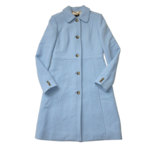 NWT J.Crew Classic Lady Day Coat in Misty Blue Doublecloth Wool Thinsulate 4T - £189.33 GBP