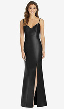 Alfred Sung 758...Maxi Length Spaghetti Strap Mermaid Dress...Black....Sz 8 - €89,31 EUR