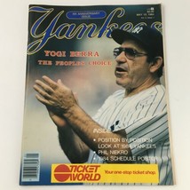 Official New York Yankees Magazine May 10 1984 Vol 5 #1 Yogi Berra Cover - £11.39 GBP