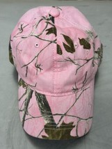 Realtree Pink Camo Hat Adjustable One Size Signatures Strap Baseball Cap - £9.74 GBP