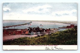 Postcard UDB Minnesota Coaching Party From Boulevard Drive Flag Duluth, MN 1906 - £8.20 GBP