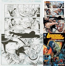 Gerry Conway Firestorm Legends of Tomorrow #2 Pg 11 Original Art Eduardo Pansica - £100.13 GBP