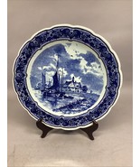 Vtg. Delft Royal Sphinx Maastricht 12&quot; Sailboats/Windmill Plate Made In ... - $459.27 MXN