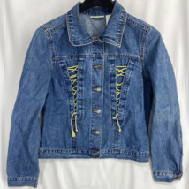 Faded Glory Authentic Youth Size Large (12-14) Girl Super Cute Blue Denim Jacket - £11.41 GBP