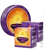Artstyle Paper Plates Napkins Multicolor 200-Count Diwali Festival of Li... - $1,068.99 MXN