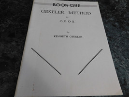 Gekeler Method for Oboe Book One 1 - $55.73 MXN