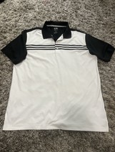 Adidas Golf Mens L ClimaCool Polo Shirt Collared Short Sleeve - £10.17 GBP