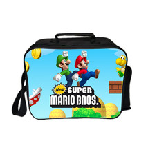 WM Super Mario Lunch Box Lunch Bag Kid Adult Fashion Type A - £15.84 GBP