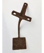 Vintage Cast Iron Square Buggy Step / Carriage Step T-mount rusty &amp; solid - £11.83 GBP