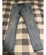 Est. Nineteen 91 Men’s Skinny Straight Jeans - Light Wash Distressed - S... - $19.88 CAD