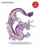 Chinese Dragon XL XXL 10 Inches Iron on Large Embroidered Patch DIY Jack... - $21.31+