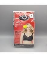 Playtex 1107 Wireless Bra Just My Size Front Close Cushion Straps Black 44D - $20.79 CAD