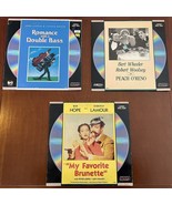 LaserDisc Lot: Romance With A Double Base, Peach O’Reno, My Favorite Bru... - $15.38 CAD