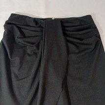 New York & Company Collection Women's Front Design & Back Zip Black Skirt Sz 10 image 15