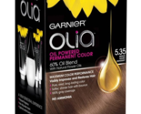 B1G1 @ 20% OFF Garnier Olia Oil Permanent Hair Color 5.35 Med Golden Mah... - $12.08