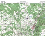 Auburn Quadrangle, California 1954 Topo Map USGS 15 Minute Topographic - $21.99