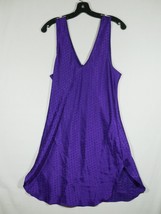 Vintage Inhibitions Nightgown Slipdress Chemise Large Purple Polka Dot - £15.80 GBP