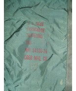 USN US Navy pilot&#39;s parachute traveling bag, Co-Ed Mfg Co. Vietnam War era - £51.36 GBP