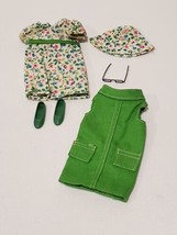 Vintage Barbie Skipper #1942 RIGHT IN STYLE Outfit 1967 Tunic Dress Hat Shoes - £79.37 GBP