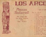 Los Arcos Mexican Restaurant Menu Sun Valley California - £37.42 GBP