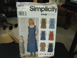 Simplicity 5900 Girl's & Misses Blouse & Jumper Pattern - Size 3-8 & 6-18 Misses - $9.70