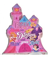 Disney Princess Castle Ceramic Bank Coin Money Theme Parks Ariel Belle A... - £39.14 GBP