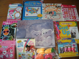 NEW Girls Educational Activity Arts &amp; Crafts Bundle Lot drawing puzzle stickers+ - £27.85 GBP