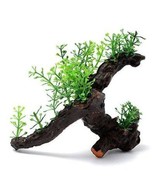 Aquatic Oasis: Lifelike Artificial Wood Plant For Aquariums - $12.95