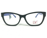 Diane Von Furstenberg Eyeglasses Frames DVF5059 001 Black Blue Cat Eye 5... - $46.38