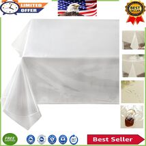 Versatile Clear Rectangular Tablecloth Protector - 60&quot; x 84&quot; for All-Sea... - $350.61 MXN