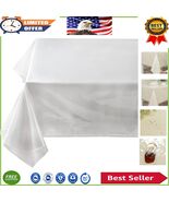 Versatile Clear Rectangular Tablecloth Protector - 60&quot; x 84&quot; for All-Sea... - $350.61 MXN