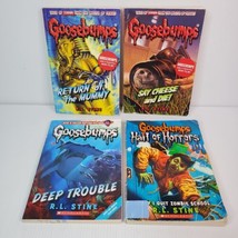 Goosebumps Lot of 4 Paperback Books R.L. Stine Scholastic Horror Fiction Kids  - £7.41 GBP