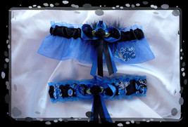 Orlando Magic Blue NBA Fabric Wedding Garter Set BB - £19.80 GBP