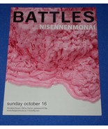 Battles Concert Promo Card Glasshouse Pomona 2011 The Horrors Nisennenmo... - $27.66 CAD
