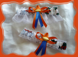 Auburn &amp; Florida Gators House Divided Vintage Fabric Wedding Set Footbal... - $35.00