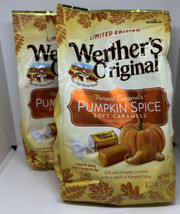 2 Werthers Original Limited Edition Pumpkin Spice Soft Caramels 8.57 oz ... - £15.56 GBP