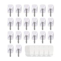 20 Hooks+40 Strips, Small Wire Toggle Hooks Value Pack, Organize Damage-... - $27.99