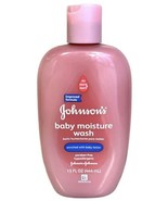 Johnson&#39;s Baby Moisture Wash W/ Baby Lotion Hypoallergenic 15 Oz. Pink O... - $28.99