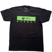 Xbox Mens Black Green Front Logo Crew Neck Short Sleeve T Shirt Size Large - £11.69 GBP