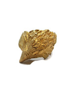 14k Solid Yellow Gold Eagle Head Mens Ring!! - £893.81 GBP