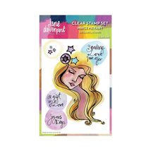 Creative Expressions 6&quot;X4&quot; Clear Stamp Set By Jane Davenport-Mince Pie Fairy - £8.38 GBP