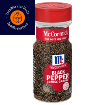 McCormick Coarse Ground Black Pepper, 3.12 oz Ounce (Pack of 1)  - $13.55